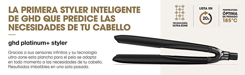 Plancha de Pelo GHD Platinum+ White Styler