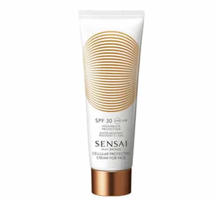 Protector Solar Sensai Silky Bronze: Cream for Face SPF30 50 ml