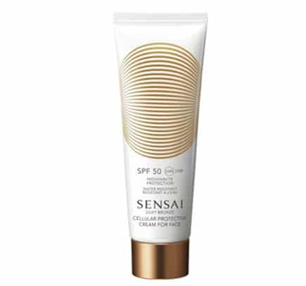 Protector Solar Sensai Silky Bronze: Cream for Face SPF50 50 ml