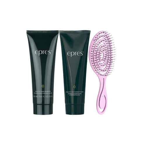 Pack Healthy Hair Shampoo + Acondicionador + Cepillo Detangler SalonCulture