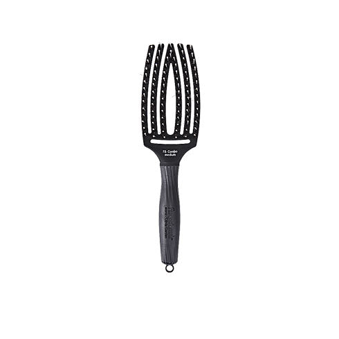 Olivia Garden Fingerbrush Medium Negro
