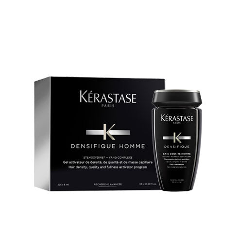 Pack Kérastase Densifique Homme 30x6 ml + Bain Densité 250 ML